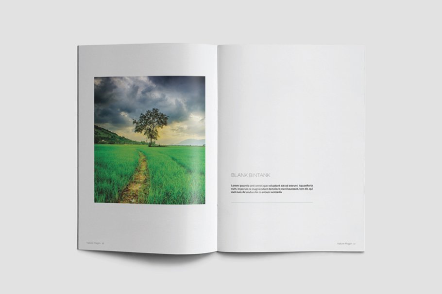 绿色大自然图册设计模板插图(7)