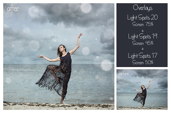 20种光点叠层纹理素材 20 Light Spots Overlays插图(2)