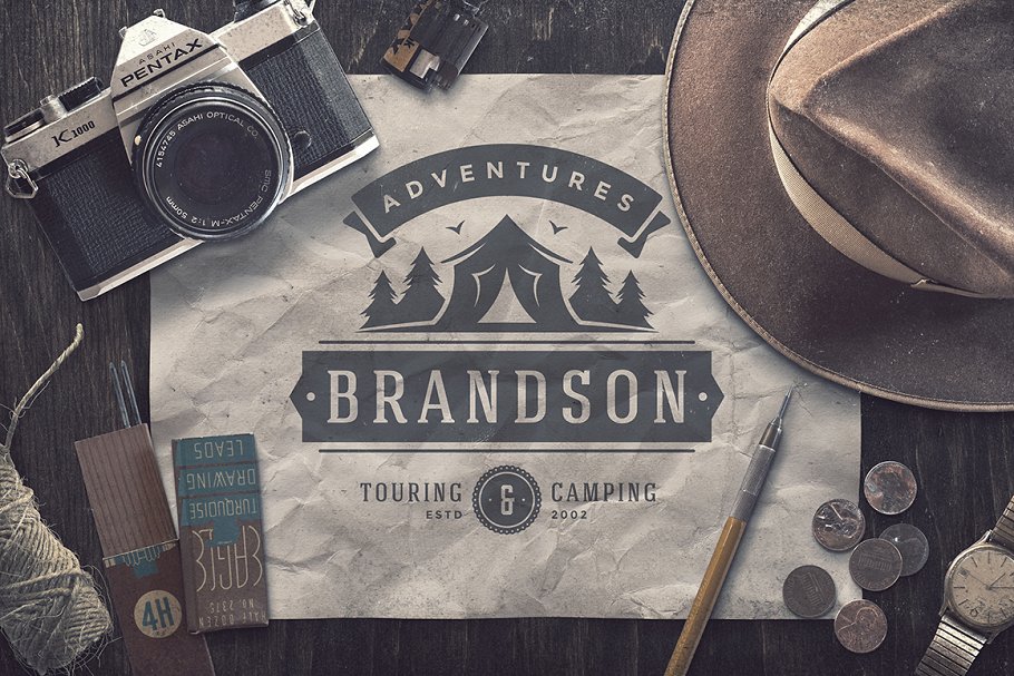 280个户外品牌Logo标志和徽章模板 280 Outdoor logos and badges插图(6)