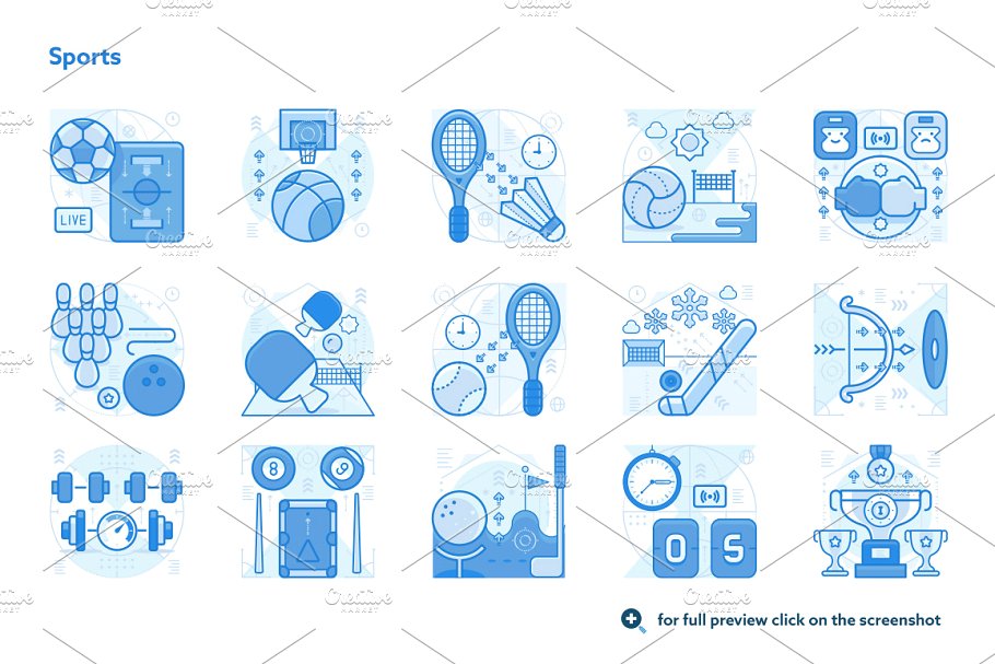 300个UI&UX适用的插画素材包 300 UI UX Illustrations插图(13)