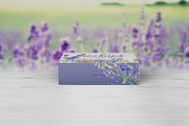 餐饮食品包装纸盒样机模板V5 Paper Box Mockup 05插图(4)