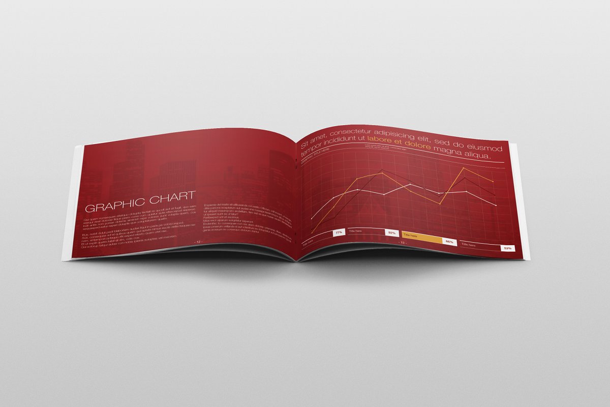 品牌企业宣传册设计模板插图(2)