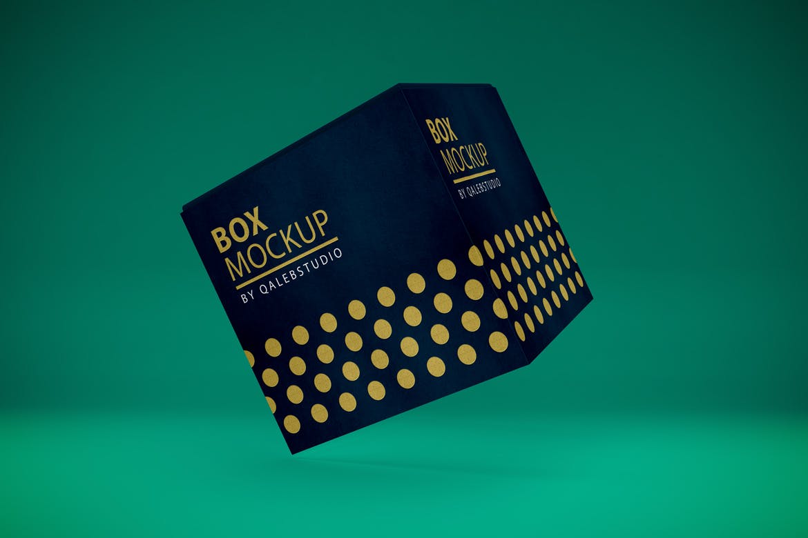 产品包装箱子外观设计多角度预览样机 Box MockUp插图(5)