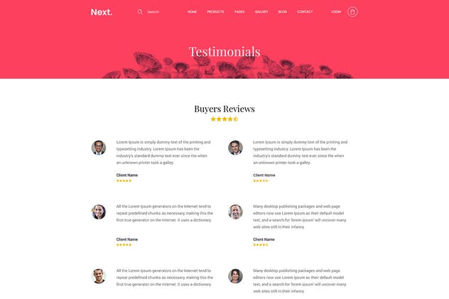 珠宝电商网站设计PSD模板 Jewelry Shop – eCommerce Photoshop Template插图(6)