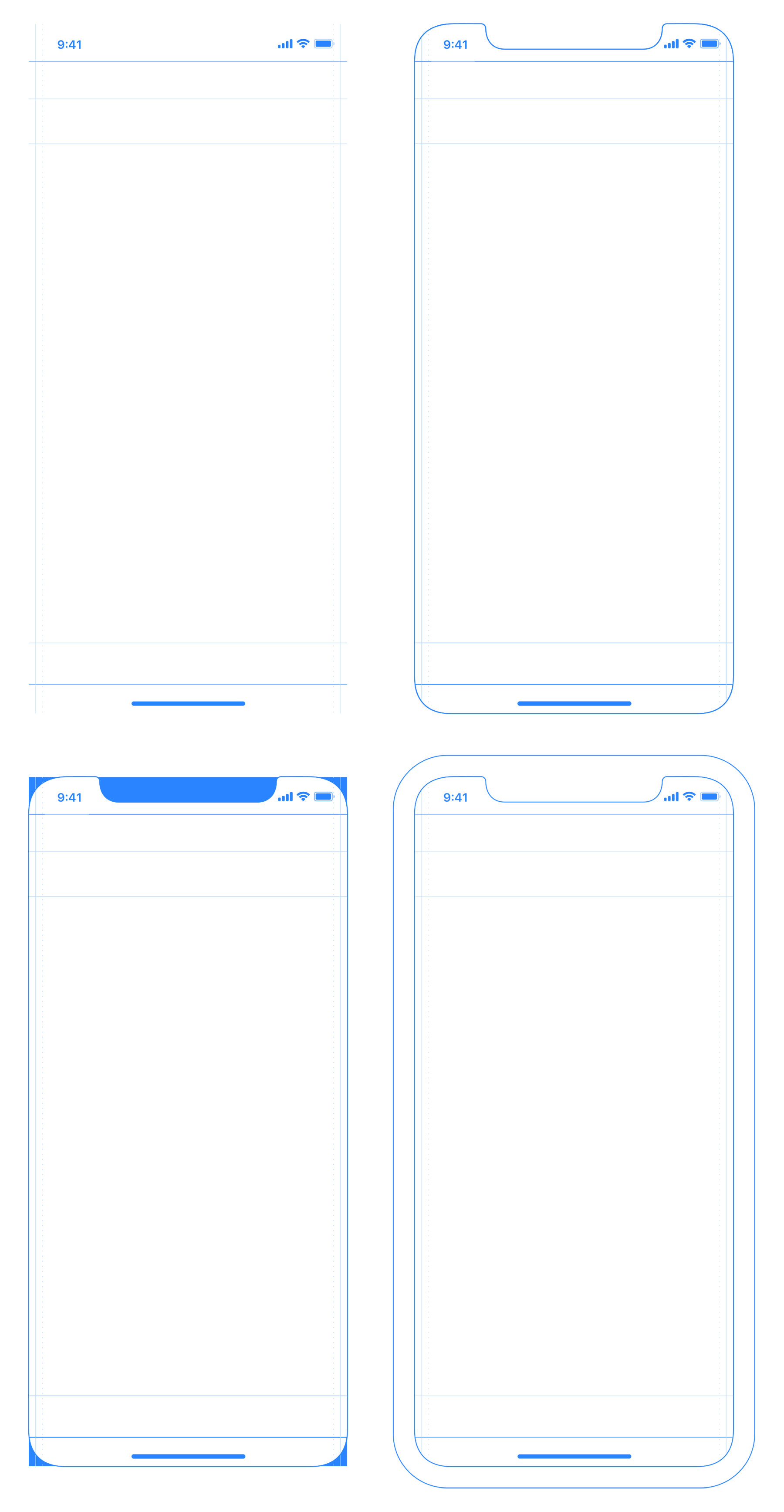 iPhone X 界面规范模板
