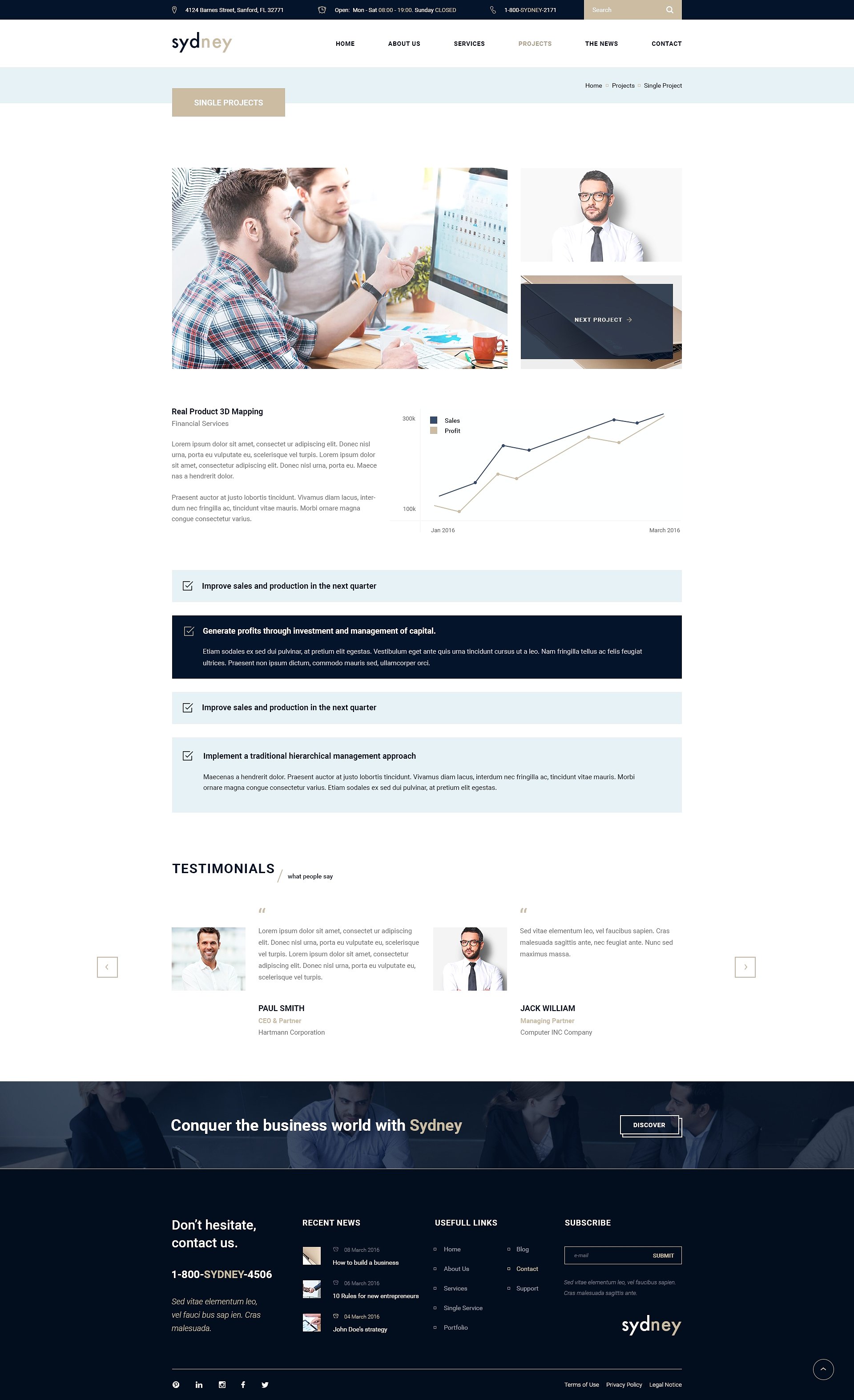 金融咨询类企业网站 PSD 模板 Sydney- Premium Finance Business PSD插图(10)