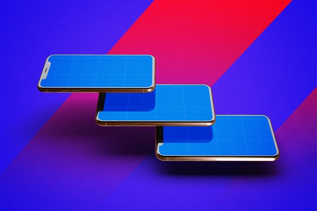 iPhone Xs手机应用UI设计展示样机模板 iPhone XS V.1插图(9)