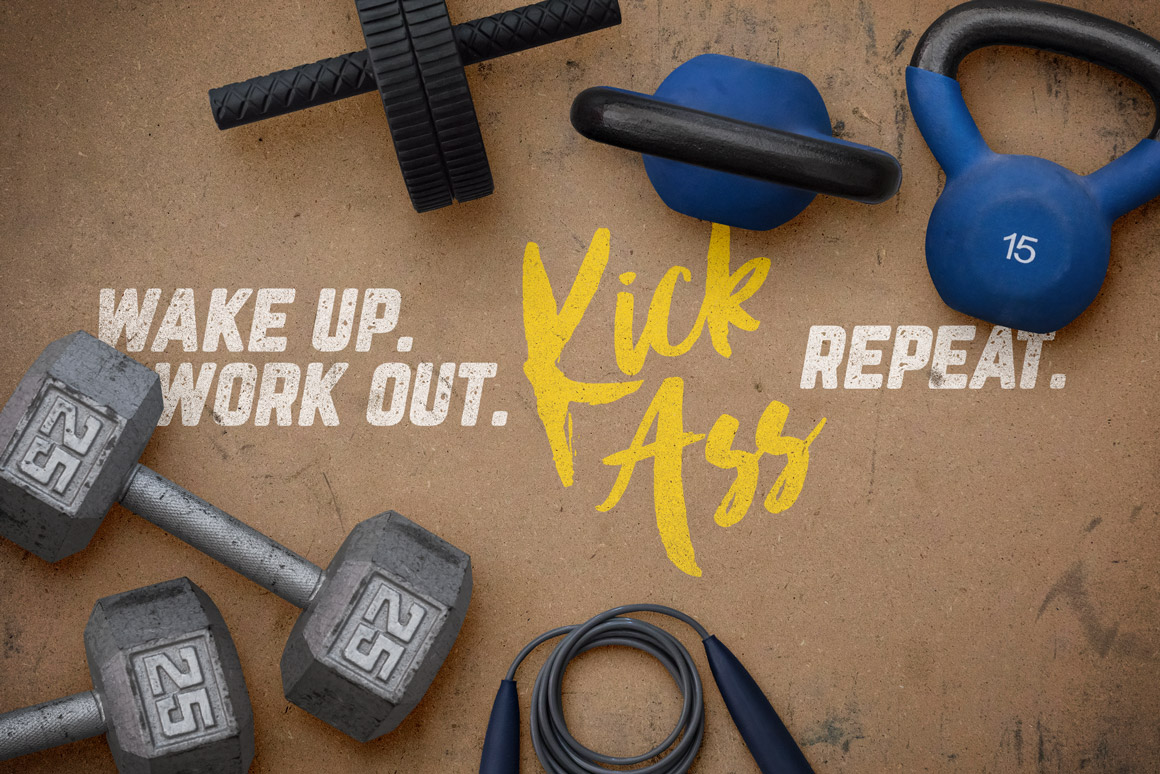 健身预设场景 Mockups 模版 Iron Gym Scene Creator Volume 1插图(7)