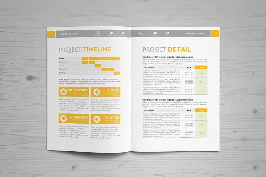 极简主义企业项目提案介绍模板 Jogja Simple Proposal Template插图(9)