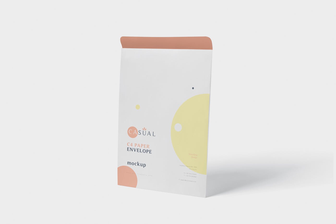 C4尺寸规格企业高端信封设计图素材库精选 Envelope C4 Mock-Up Set插图(5)