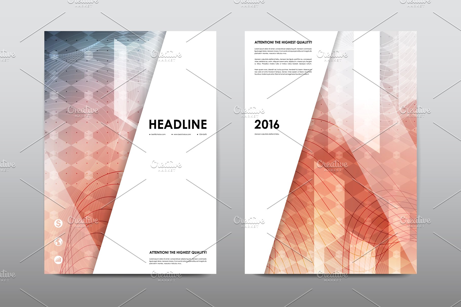 50+企业商业主题宣传小册子模板合集 50+ Business Brochures Bundle插图(3)