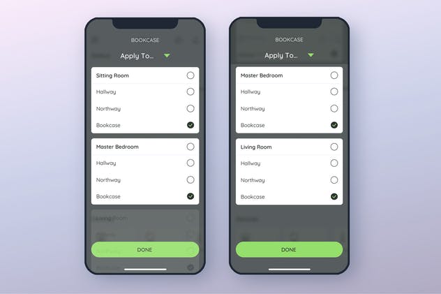 智能家居APP－灯光控制界面设计模板 Light Smarthome Mobile UI – FP插图(4)