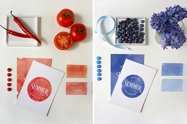 婚礼请帖/邀请函/贺卡样机 Invitation / Greeting card Mockup插图(3)