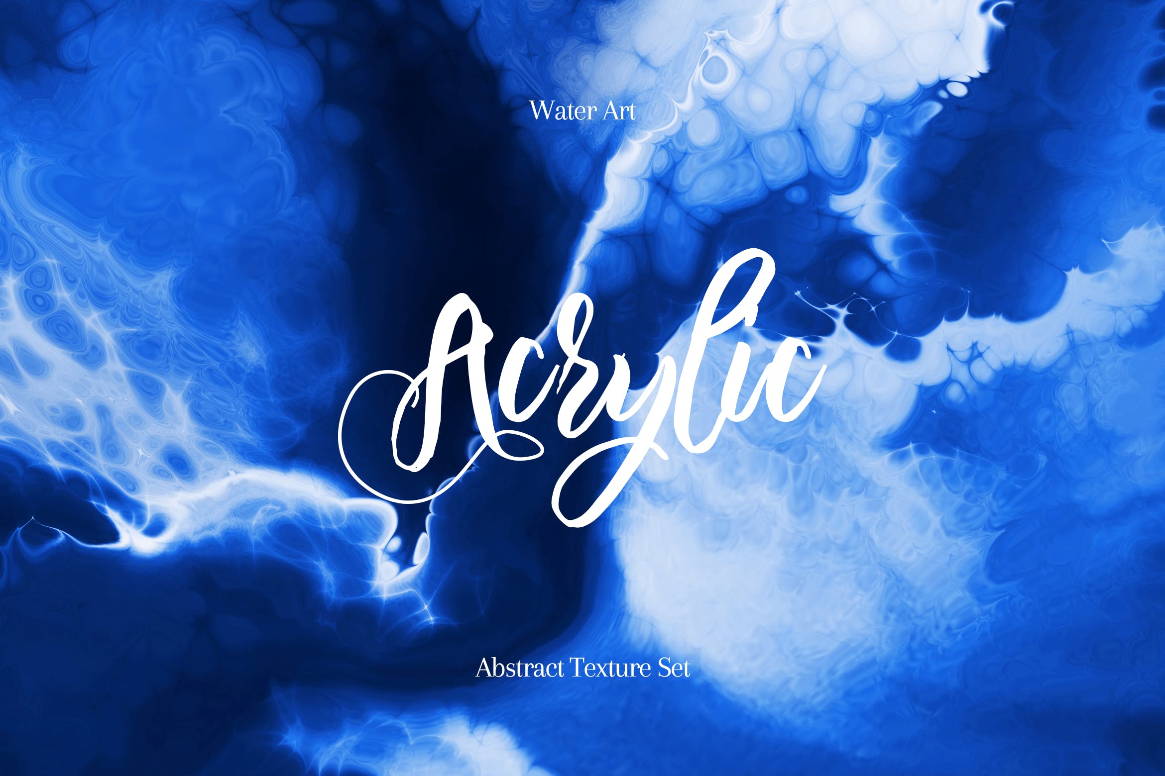 混合水彩颜料天然大理石纹理素材库精选背景 Acrylic Pouring Texture Set插图