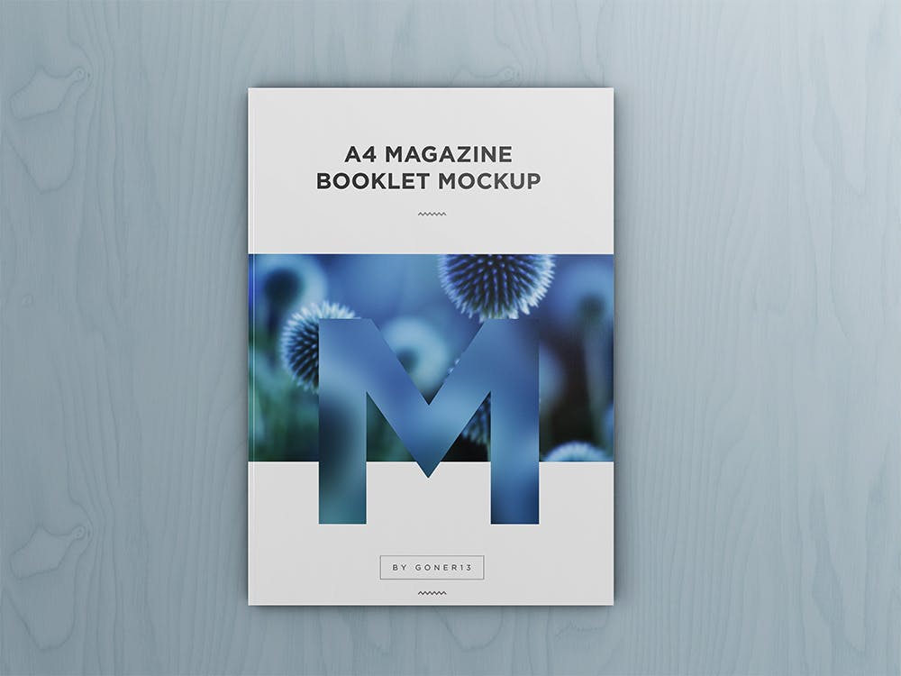 逼真质感的高端A4尺寸房地产楼书杂志品牌手册画册设计VI样机展示模型mockups插图(6)