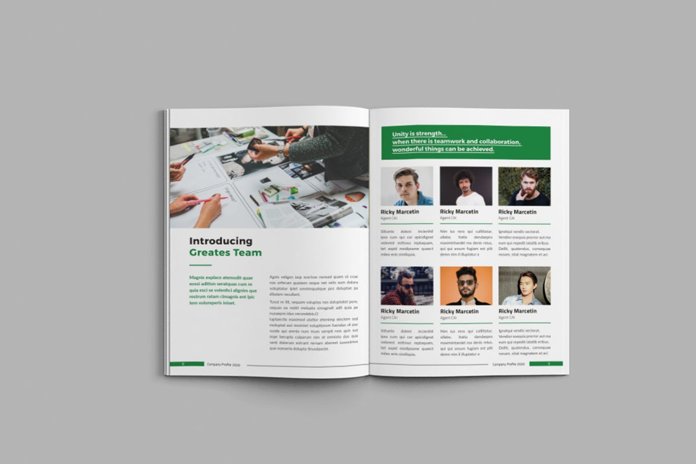 简约时尚多用途的高品质品牌手册房地产楼书画册时尚杂志设计模板（indd）插图(5)