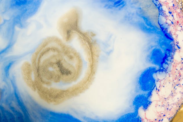 抽象水墨大理石背景纹理 Abstract Acid Marble Texture插图(1)