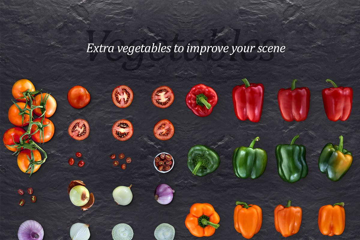 美味食品披萨样机和场景生成器【Pizza Creator & Scene Generator】插图(1)