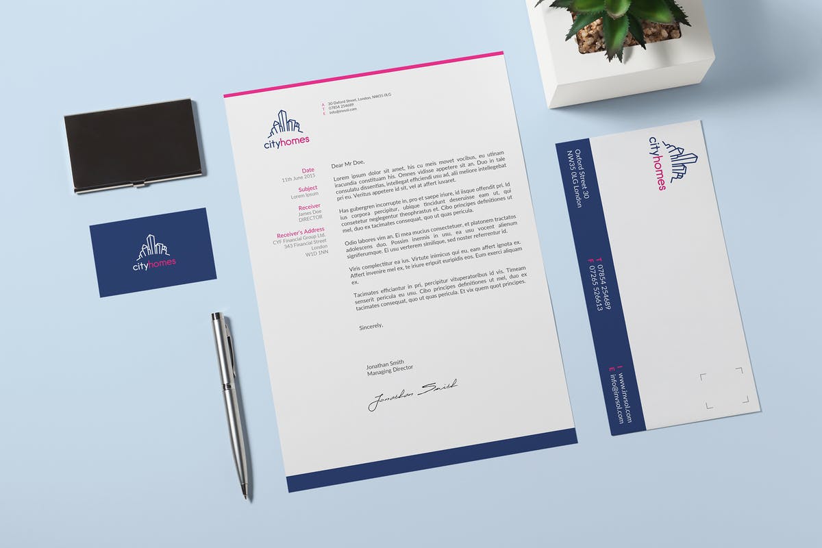 品牌VI设计办公文具印刷效果预览图素材库精选v2 Branding / Identity Mock-up插图