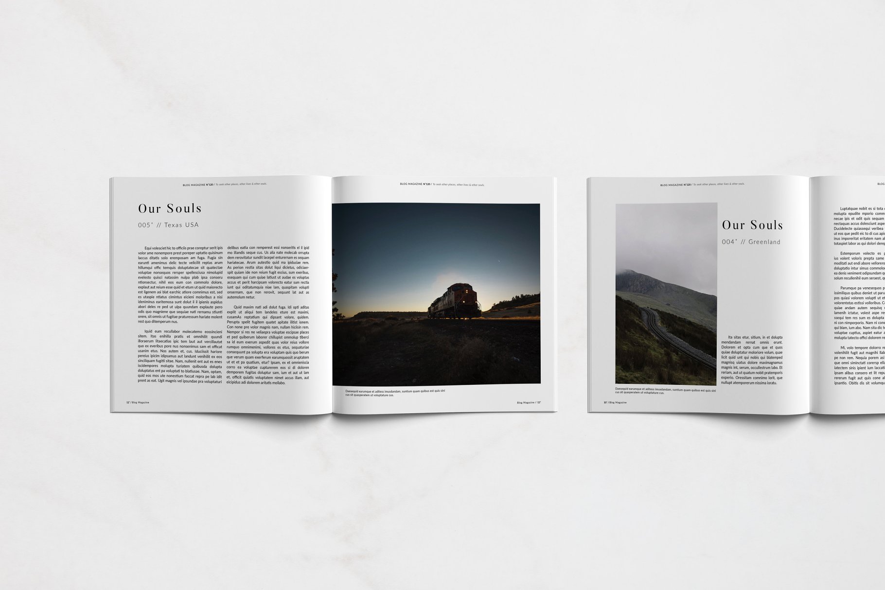 极简主义旅行博客杂志模板 Blog Magazine插图(3)