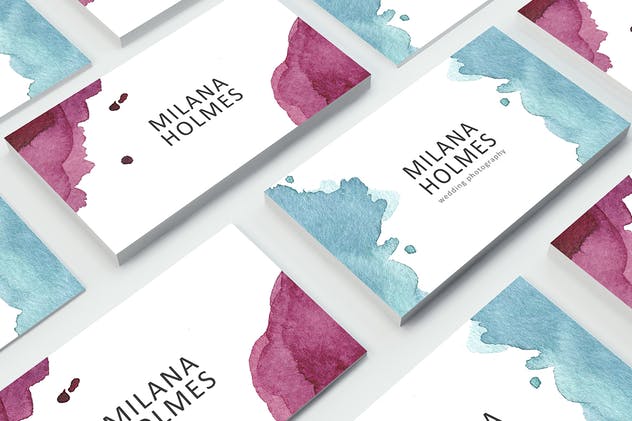 200款水彩纹理设计师套件 200 Watercolor textures bundle插图(3)