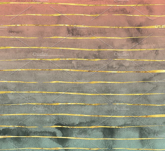 玫瑰金图案大理石纹理 November’s Garden Golden Glimmer插图(4)