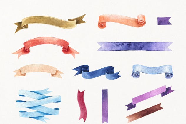 多元素魔法水彩插图套装 Enchanted Watercolor Kit插图(4)