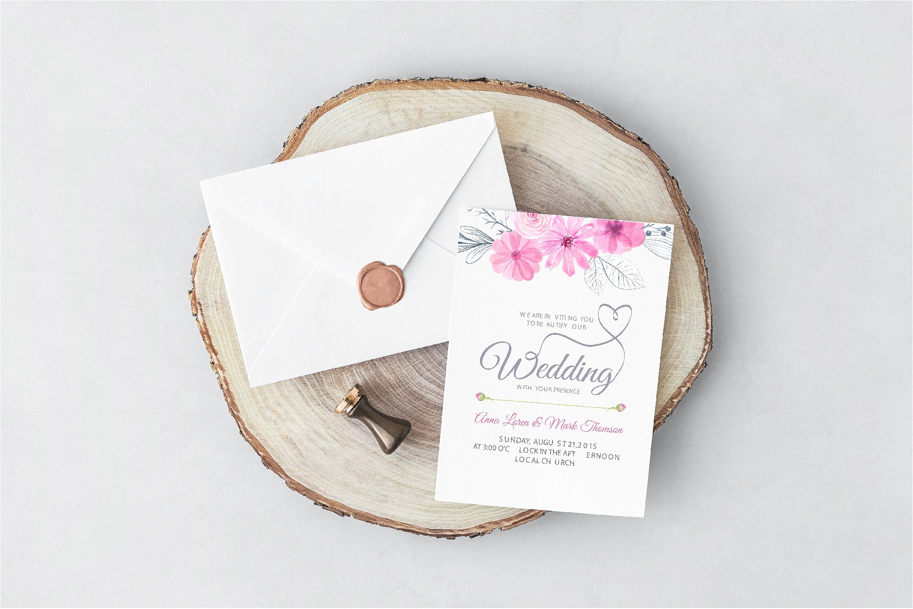 情人节可爱花朵水彩画素材套装下载[JPG,PNG]插图(4)