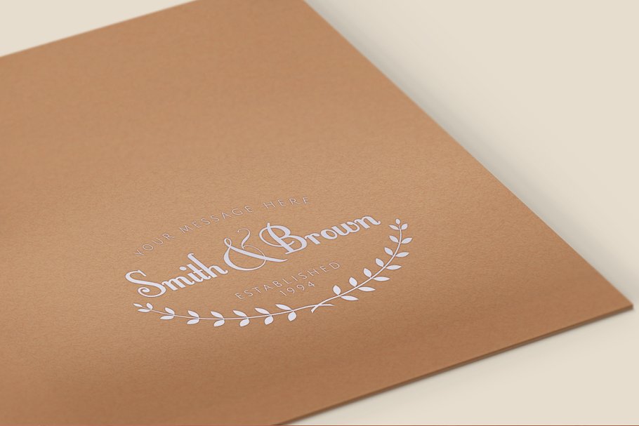 五个真实场景Logo展示样机 Logo mock-ups template插图(2)