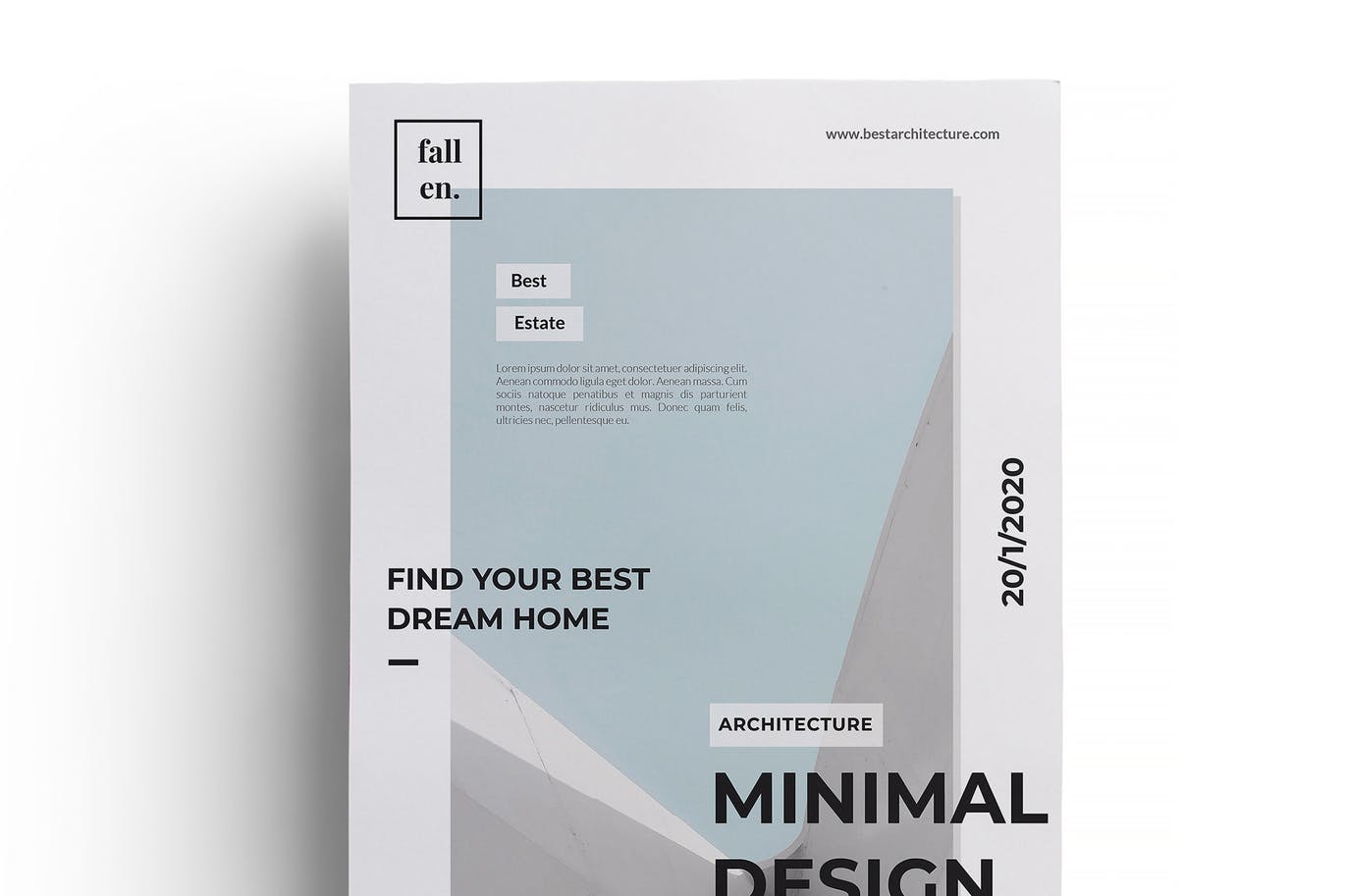 房产中介房产销售海报设计模板 Event Flyer插图(1)