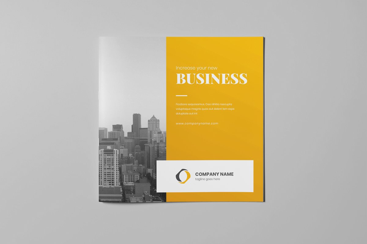 企业简约高效宣传册设计模板插图(1)