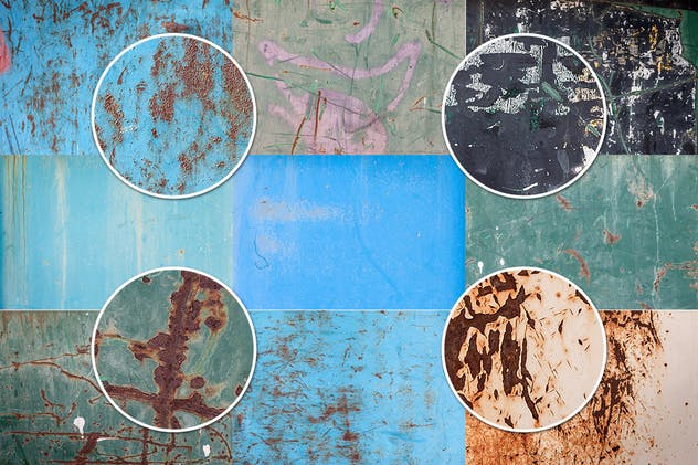34款金属锈蚀纹理背景Vol.1 Rust Textures Volume 1插图(2)