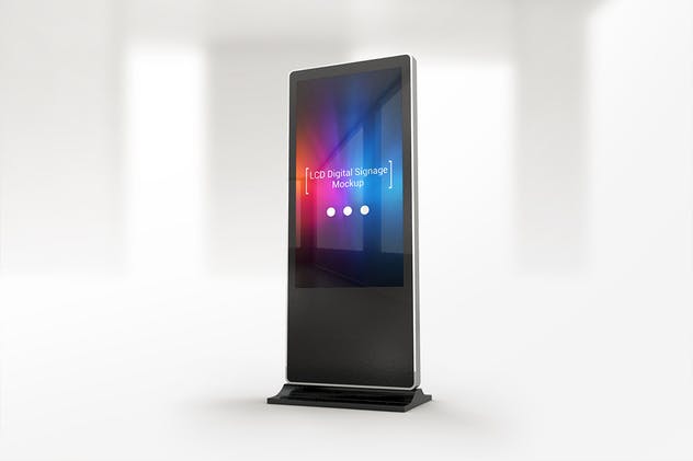 液晶屏幕数字广告牌样机 LCD Digital Signage Mockups插图(2)