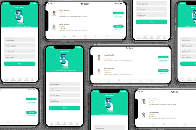 iPhone X应用程序演示设备样机模板 iPhone X Mockup插图(2)