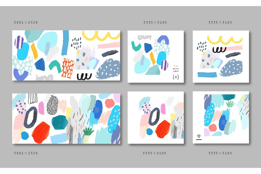 涂鸦错误笔画水彩图案素材 MAKE MistAKEs插图(4)