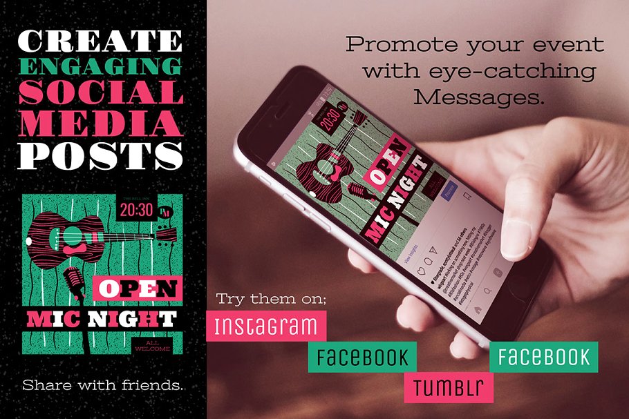 爵士音乐主题插画 Jazz Music Inspired Illustrations插图(4)