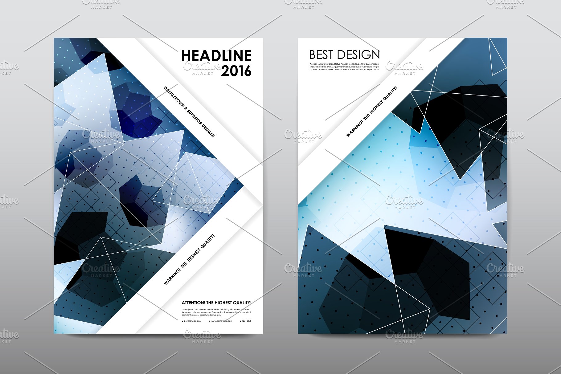 极力推荐：50+企业商业介绍宣传小册子模板 50+ Business Brochures Bundle插图(16)