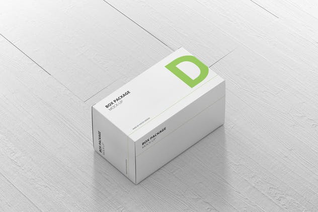 高品质宽矩形包装盒外观设计样机 Package Box Mock-Up – Wide Rectangle插图(5)