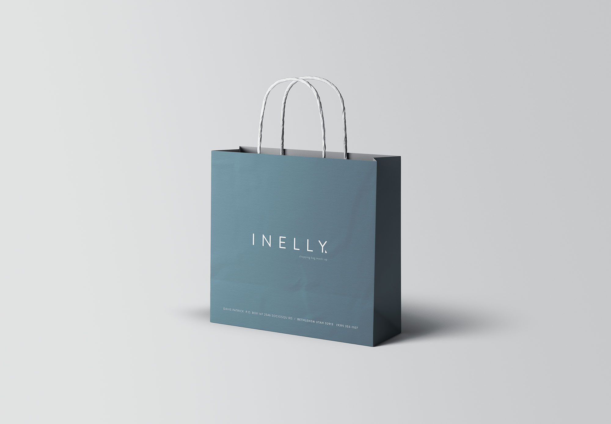 品牌商店购物纸袋设计效果图样机PSD模板 Paper Shopping Bag Mockup (PSD)插图(6)