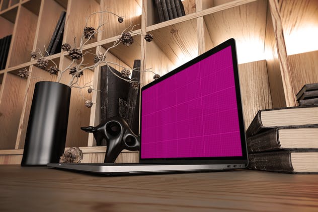 真实场景Macbook笔记本网页UI设计展示样机v1 MacBook Pro V.1插图(12)