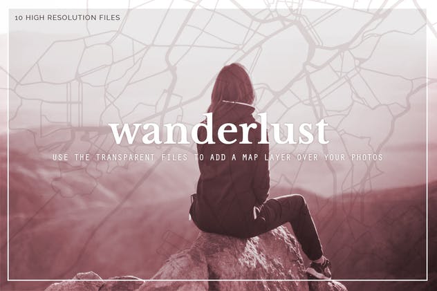 10款城市地图图形设计素材 Map Patterns插图(1)