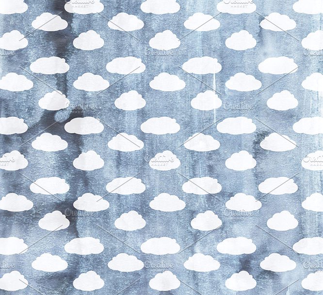 闪闪金光&水彩画图案纹理 Shimmery Gold & Watercolor Patterns插图(2)