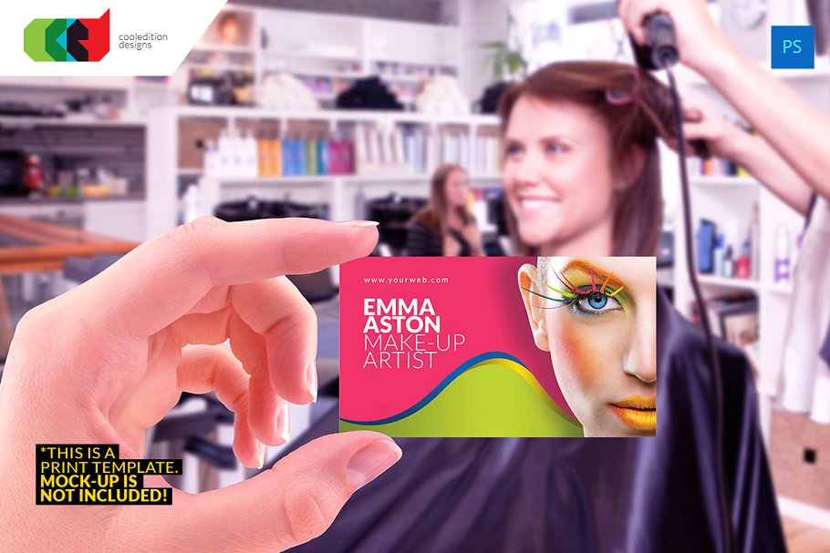 现代创意行业/企业名片设计模板素材 Modern Business Card 5插图(1)