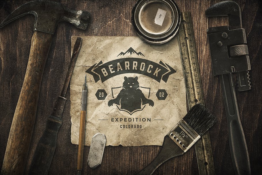 50款户外品牌Logo徽标设计模板 50 Outdoor logos and badges插图(11)