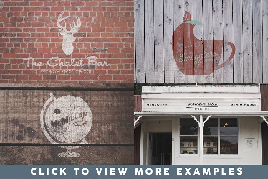 45款新西兰取景复古Logo&字体样机模板 45 Retro Mockups (+BONUS)插图(4)