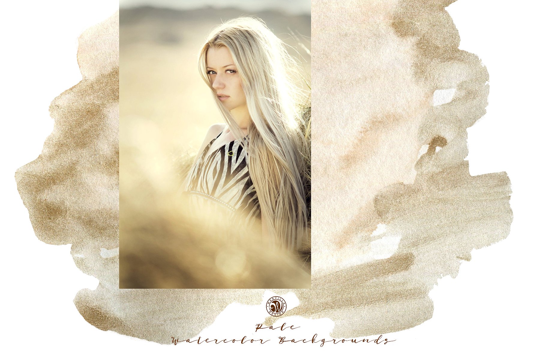 浅色水彩背景 Pale Watercolor Backgrounds插图(2)