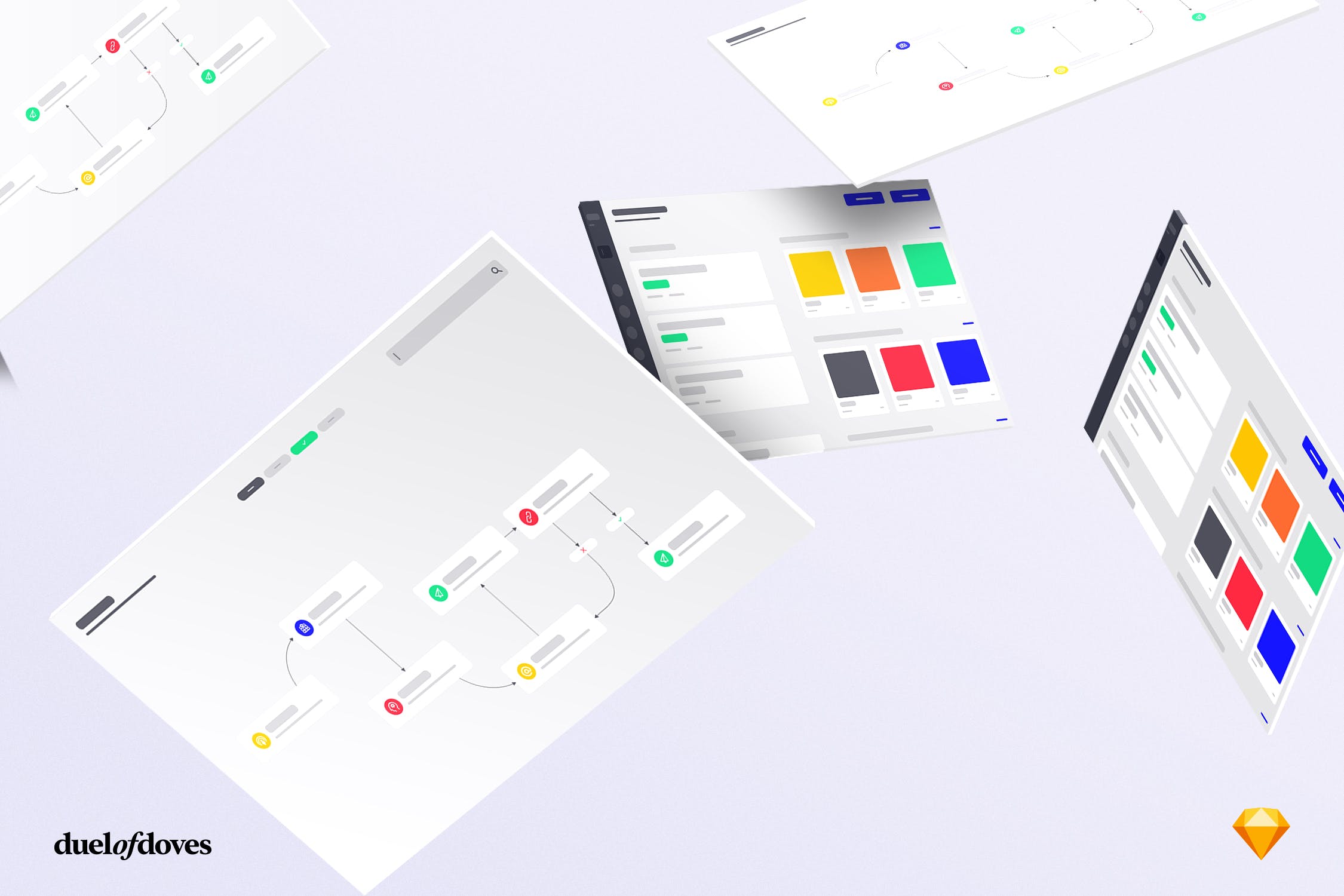 APP/Web加载状态UI设计样机模板 UI Loading state mock ups – vol.1插图(1)