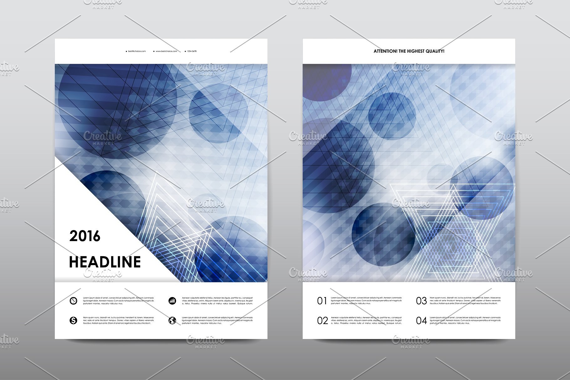 50+商业企业宣传小册子模板 50+ Business Brochures Bundle插图(15)