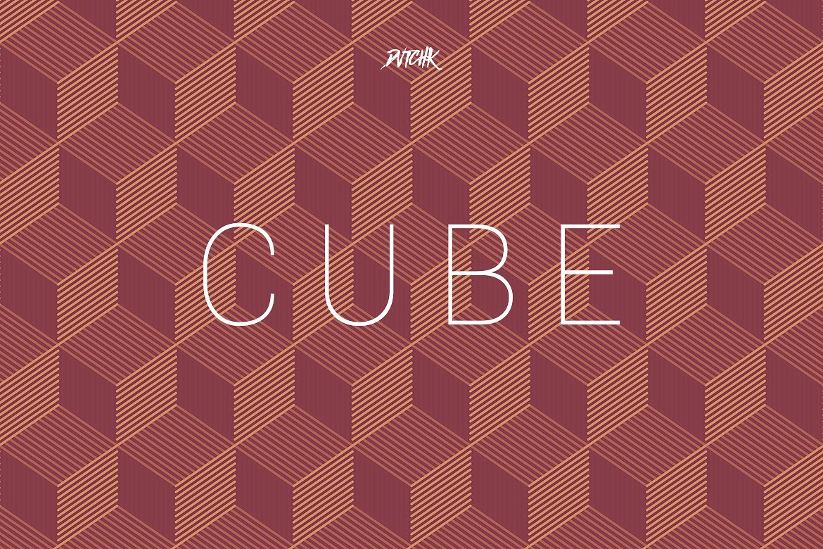 立方体-无缝几何背景（第06卷） Cube | Seamless Geometric | Vol. 06插图(2)