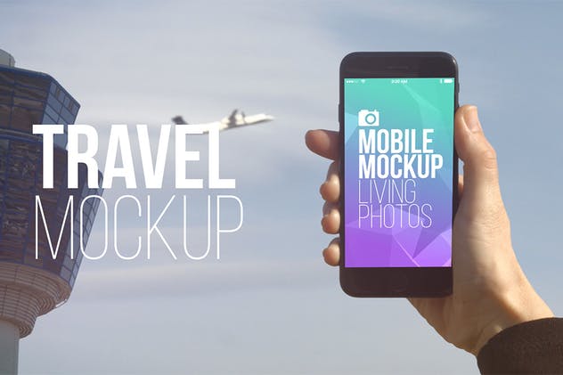 实景iPhone展示样机模板合集 Mobile Mockup Living Photos插图(11)